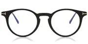 Tom Ford FT5557-B Blue-Light Block 001 Men's Glasses Black Size 46 - Private Health Rebate - Blue Light Block Available