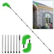 9.5 Feet Gutter Cleaning Brush, Extendable Roofing Gutter Guard Cleaning Tool...