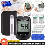 Blood Glucose Monitor Diabetes Kit Blood Sugar Meter with 50-100 Test Strips#