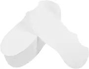 Veemoon 100pcs Sock Display Cards: 24.2x9cm White Cardboard Inserts for Short Socks - Retail Store Organizing Jigs with Pre-cut Slots - Bulk Packaging Tools