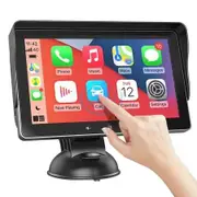 7 Inch HD Double Din Car Stereo Apple CarPlay Android Auto Touchscreen Bluetooth Mirror Link for All Vehicles