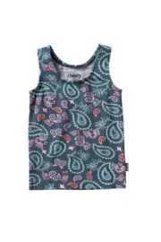 Bonds Baby Stretchies Sleeveless Chesty Singlet Top size 000 00 0 Floral Print