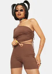 [Motel] Mahogany Ben Hot Pants