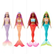 Barbie Mermaid Dolls with Colourful Hair and Accessories- Assorted*