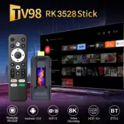 HDMI Android Streaming TV Stick Wifi Voice Assistant Remote Control Media Player
