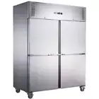 FED-X S/S Four Door Upright Fridge - XURC1410S2V GRS-XURC1410S2V