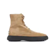 [Tod`S] Tod`S-Brown Winter Gommino Suede Leather Boots-Uomo 11 UK