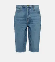 [Frame] Frame The Cycling denim shorts 26 blue