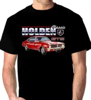 1968 HOLDEN HK GTS MONARO QUALITY BLACK TSHIRT ( 6 CAR COLOURS ) BIG FIT