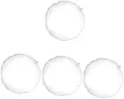 ERINGOGO 4pcs Clear Inflatable Pillow Insert Ergonomic Travel Cushion for Camping Car Portable Sofa Supply Easy to Clean Comfortable Support for Neck for Outdoor Adventures