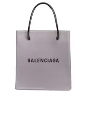 Balenciaga Shopping XXS Anthracite Grained Leather Tote