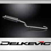 YAMAHA XT500 TT500 77-89 350MM OVAL CARBON FULL EXHAUST SYSTEM