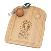 World's Best Nurse Breakfast Dippy Egg Cup Board Funny Gift Present