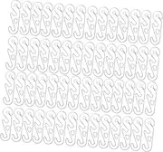 150pcs Ear Protective Mask Hooks Buckle Extension Hanger for Sports White 53x15mm