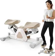 BTM Stepper Quiet, Home Footsteps, Exercise Machine, Diet Equipment, Cardio Exercise, Indoor, Training, Health Equipment, Lightweight, Compact, Space-Saving, Easy to Move, Load Capacity 220.5 lbs (100