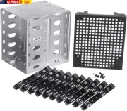 5.25 Inch to 5 X 3.5 Inch SATA HDD Cage Rack Hard Drive Disk Enclosure Disk Tray
