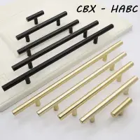 在飛比找蝦皮購物優惠-CBX-HABC "附螺絲" 金色黑色拉手 美式現代簡約拉手