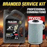 Ryco Oil Filter 5L PRO20W50 Engine Oil Service Kit for Bmw E30 528I E23 E32 E34