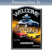 Holden Monaro Personalised Welcome Sign