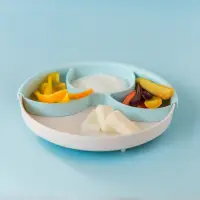 在飛比找momo購物網優惠-【Miniware】天然聚乳酸分隔餐盤組(兒童 幼兒 min