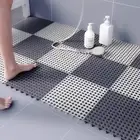 Waterproof PVC Floor Mats Non-slip Splicing Grounding Mat For Toilet Bathroom