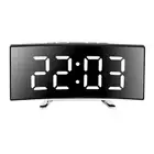 Digital Alarm Clocks for Bedrooms, Digital Clock with LED Curved Screen3620