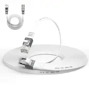 Cat 6a Ethernet Cable 50 Ft,Durable Flat Internet Network LAN 50 +1.5 FT
