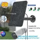 4w Solar Panel For eufyCam Security eufy Camer 2/2C/2C Pro/ Pro Mount 11.8FT AU