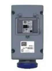 Mk Commando Socket K13463BLU 63A RCD Protected 2P+E Socket 230V IP44