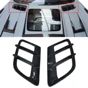 Carbon Hood Vent Scoop Air Flow Mesh Cover for MB C190 AMG GT GTS GTC 15-Up