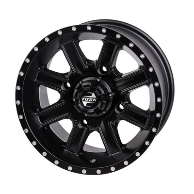 4/137 Tusk Cascade Wheel 12x7 5.0 + 2.0 Matte Black For Can-Am Outlander L 570