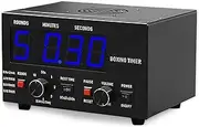 Classic Boxing Interval Timer, Professional Gym Interval Timer with LED Display, Selectable Training Time and Cycle Repetitions, Adjustable Buzzer, for Muay Thai/Kickboxing(Blue)