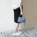 【DARKER THAN BLACK】MINI VALLEY CUBE SHOULDER BAG/普羅旺斯藍(斜背包/側背包/單肩包/真皮包)