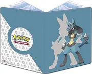 Ultra Pro Lucario 9-Pocket Portfolio for Pokémon - Protect Your Gaming Cards In a Vibrant Full-Art Cover Portfolio While On The Move and Always Be Ready For Battle