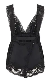 [Rabanne] Lace-Detailed Top