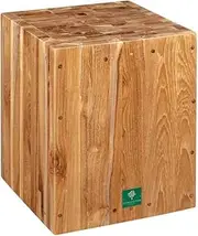 Teak Cube Stool