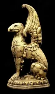Gryphon Griffin Statue Sculpture Eagle Lion Myth 15011