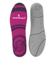 Sorbothane Performance & Comfort Cush 'N' Step Insole Multi - Sport - UK 7