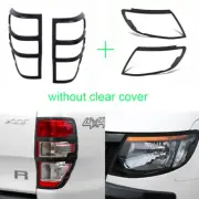 Headlight Tail Light Cover Trim Accessories For Ford Ranger PX 2011-2014 XLT XLS (for: Ford)