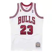 Mitchell & Ness NBA Authentic Jersey Bulls 1995 Michael Jordan White *NEW*