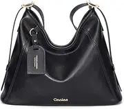 [Cnoles] Hobo Bag For Women Ladies Fashion Leather Handbag And Purses Tote Shoulder Satchel Crossbody Bags Top Handle Purse