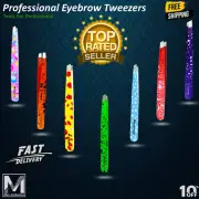 Eyebrow Tweezers Slant Professional Beauty Eyebrow Hair Pluckers Stainless Steel