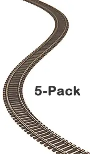 Atlas HO Scale Code 83 36" Super-Flex Track Bulk Model Train Track (5-Pack)
