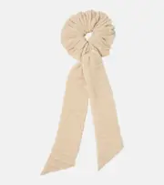 [Loro Piana] Loro Piana Cocooning cashmere scrunchie One Size beige