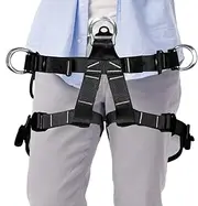 Rock Climbing Harness Men | Adjustable Safety Belt Harness | Strong Load-Bearing, Thick Protect Waist Belts for Fire Rescuing, Women & Men
