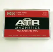 ATR Magnetics C-90 Ferric Cassette Tapes 10 Pack, Type 1 Normal Bias, 60 Minutes