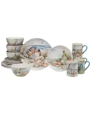 Certified International Coastal Landscape 16pc Dinnerware Set