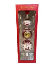 2012 Sparkle Bright By Radko Glass Holiday Christmas Finial Tree Topper 12" A1