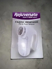 Rejuvenate Electric Fabric Renewer Pill and Fuzz Shaver White