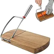 Cheese Cutting Board, Cheese Cutting Board - Hand Cheese Grater 9.2 x 8.4 Inches, Multifunctional Truffle Cutter Made of Natural Wood Upgrade Cutting Accessories for Potato Vegetable Butter